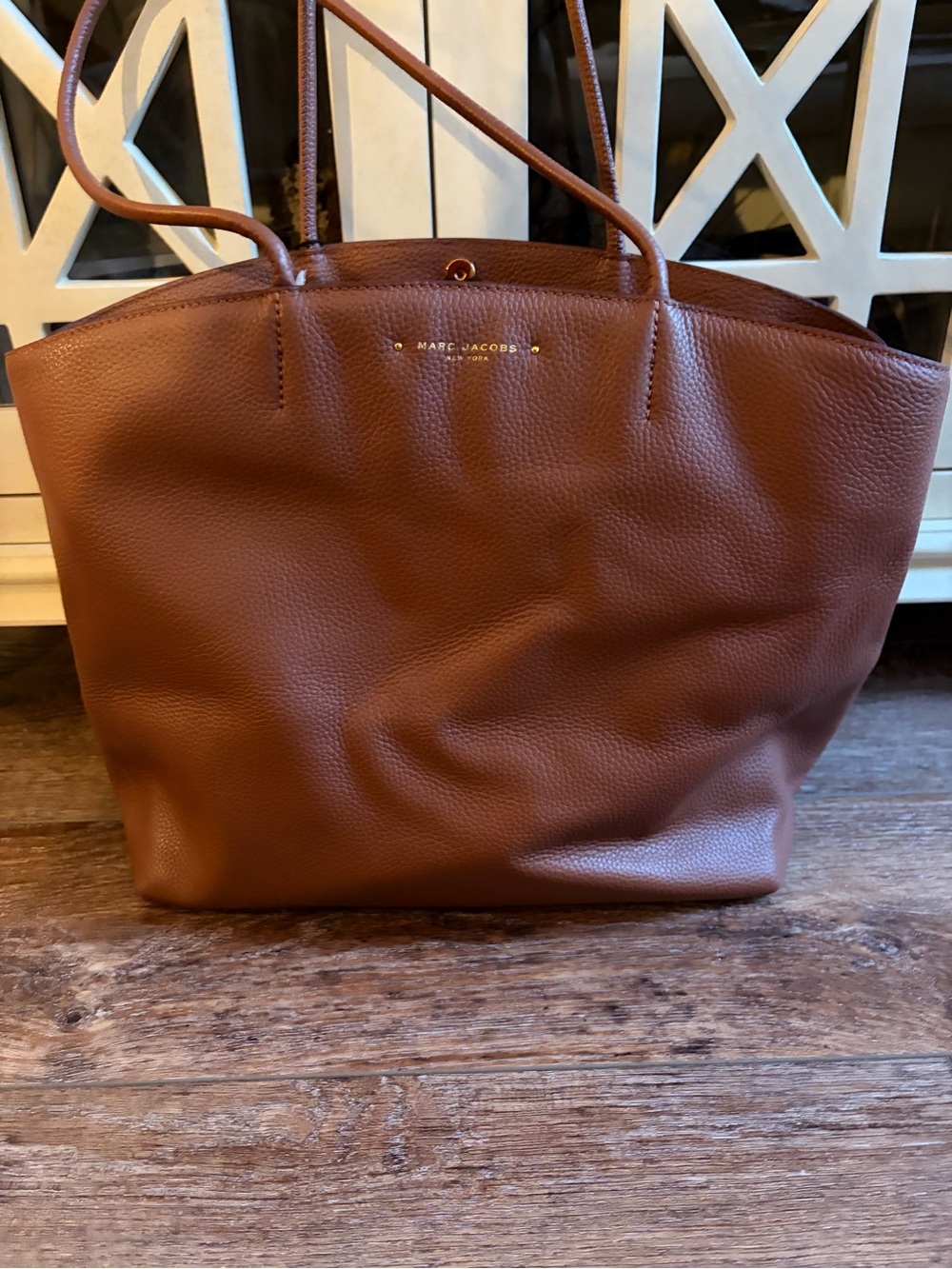 Marc Jacobs Falafel Pebbled Leather Tote